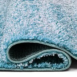 Hochflorteppiche - Zoe (türkis)