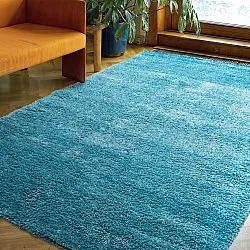 Hochflorteppiche - Zoe (türkis)