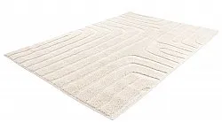 Tapis à poils longs - Elvira (blanc cassé)