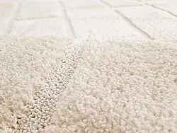 Tapis moelleux - Juna (blanc cassé)