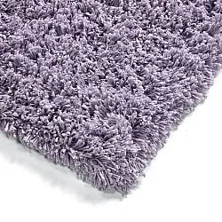 Hochflorteppiche - Combarro Solid Cotton Shaggy (hellviolett)