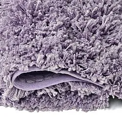 Hochflorteppiche - Combarro Solid Cotton Shaggy (hellviolett)