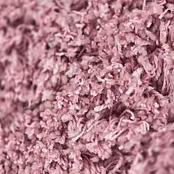 Hochflorteppiche - Combarro Solid Cotton Shaggy (hellrosa)