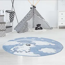 Tapis pour enfants - Bueno Poney (bleu)