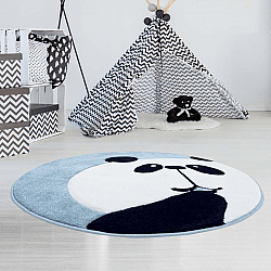 Kinderteppich - Bueno Panda (blau)