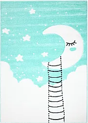 Kinderteppich - Bueno Moon (Türkis)