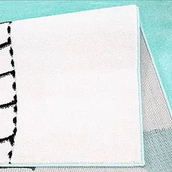 Kinderteppich - Bueno Moon (Türkis)