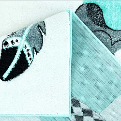 Kinderteppich - Bueno Indian Bear (Türkis)