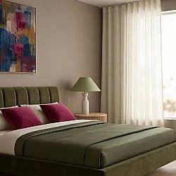 Rideaux Lot de 2 - Rideaux en coton Selena (crème)