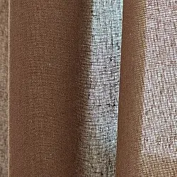 Rideaux Lot de 2 - Rideaux en coton Selena (marron foncé)