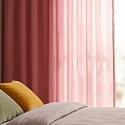 Rideaux Lot de 2 - Rideaux en coton Selena (terre cuite)