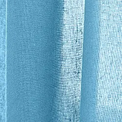 Rideaux Lot de 2 - Rideaux en coton Selena (turquoise)