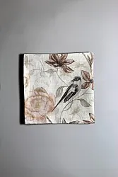 Serviette im 4er-Pack - Gullan (beige)