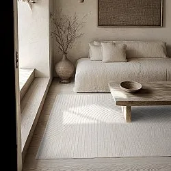 Shaggy intérieur-extérieur - Devon (crème)