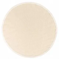Rund Teppich (sisal) - Agave (naturweiß)