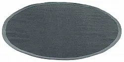 Rund Teppich (sisal) - Agave (dunkelgrau)