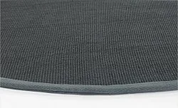 Rund Teppich (sisal) - Agave (dunkelgrau)