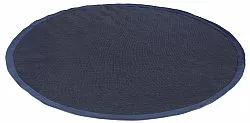 Tapis rond (sisal) - Agave (bleu foncé)