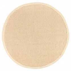 Rund Teppich (sisal) - Agave (sand)