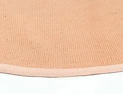 Rund Teppich (sisal) - Agave (aprikose)