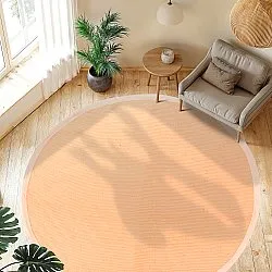 Rund Teppich (sisal) - Agave (aprikose)