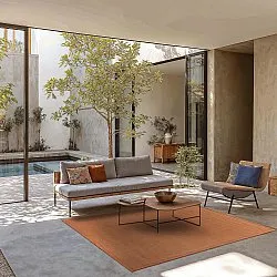 Sisal-Teppich - Agave (braun-orange)