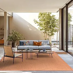 Sisal-Teppich - Agave (braun-orange)