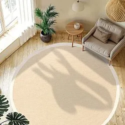 Tapis rond (sisal) - Agave (ivoire)