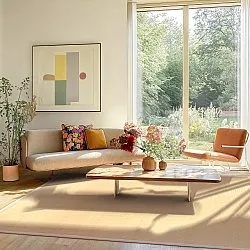 Sisal-Teppich - Agave (aprikose)