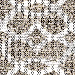 Baumwollteppich - Kebira (creme)