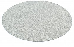 Runde Teppiche - Snowshill (grau/weiß)