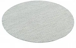 Runde Teppiche - Snowshill (grau/weiß)