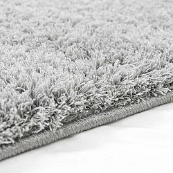 Runde Teppiche - Soft Shine (grau)