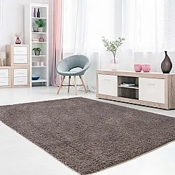 Hochflorteppiche - Soft Shine (braun)