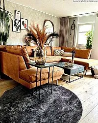 Runde Teppiche - Cosy (anthrazit)