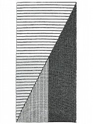 Kunststoffteppiche - Der Horred-Teppich Stripe (grau)