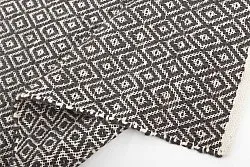 Juteteppich - Puebla (schwarz/grau)