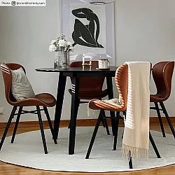 Rund Teppich - Sunayama (weiß)