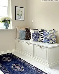 Wilton-Teppich - Taknis (blau)