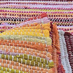 Flickenteppich - Happy (rosa/mehrfarbig)