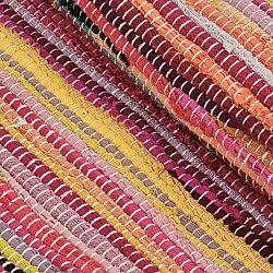 Flickenteppich - Happy (rosa/mehrfarbig)