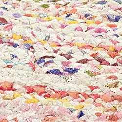 Runde Teppiche - San Francisco (weiß/multi)