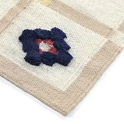 Wollteppich - Lausanne Flatweave Tufted Premium (weiß/beige)