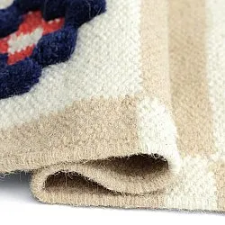 Wollteppich - Lausanne Flatweave Tufted Premium (weiß/beige)