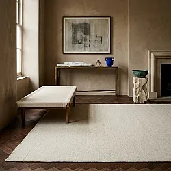 Wollteppich - Charonne Flat Handloom Wool Premium (creme)