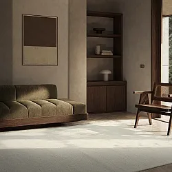 Wollteppich - Charonne Flat Handloom Wool Premium (creme)