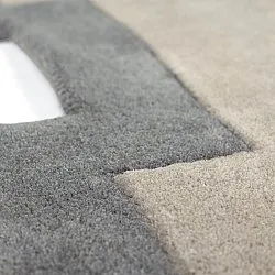 Wollteppich - Agra Hand Tufted Wool Premium (grau)