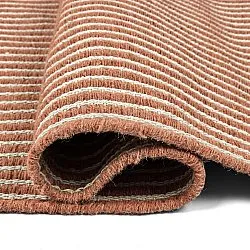 Wollteppich - Arbil (terrakotta/weiß)