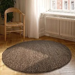 Rund Teppich - Avafors Wool Bubble (braun/beige)