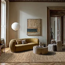 Tapis en laine - Avafors Wool Bubble (marron clair/blanc)